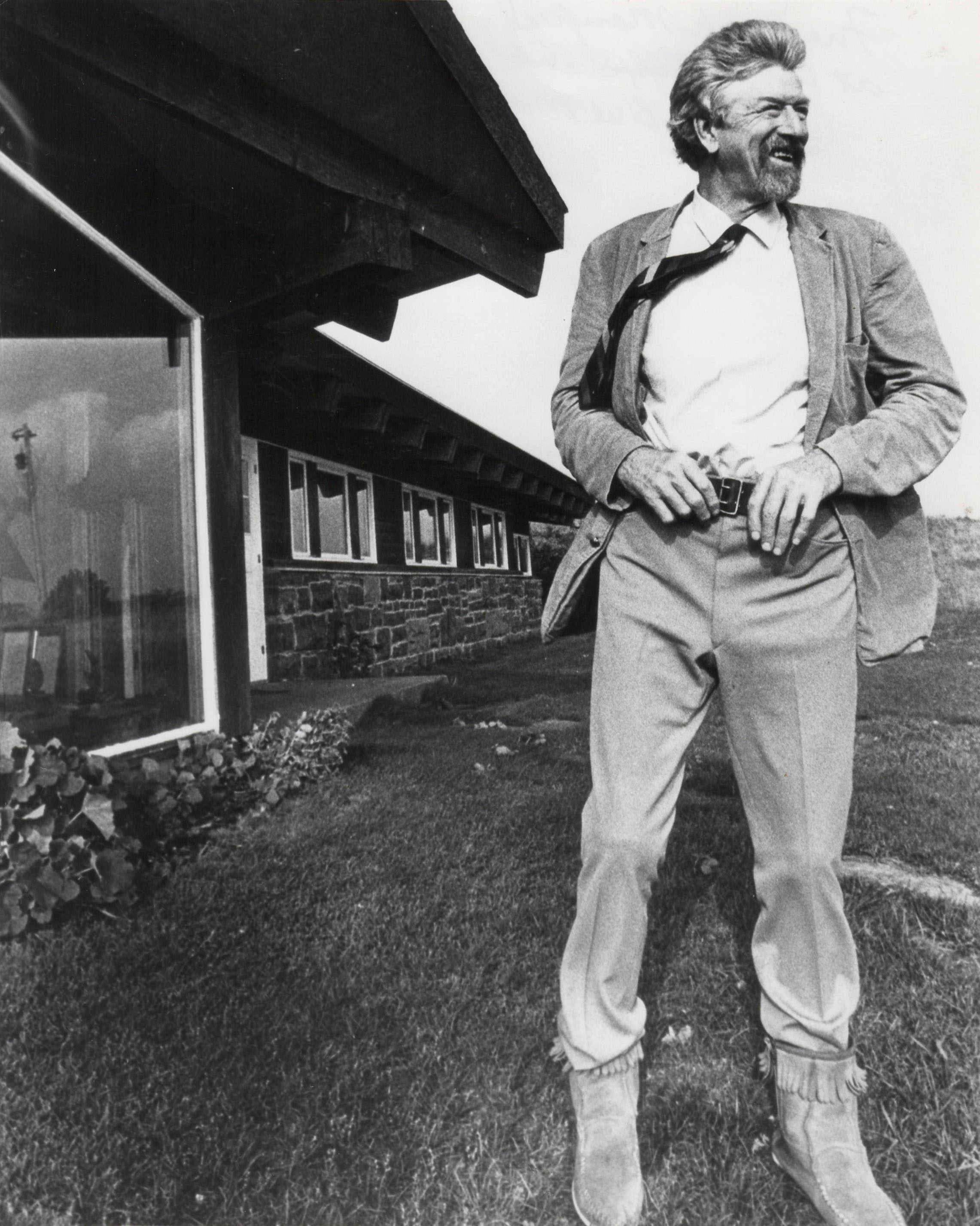 Frederick Manfred at the Manfred House